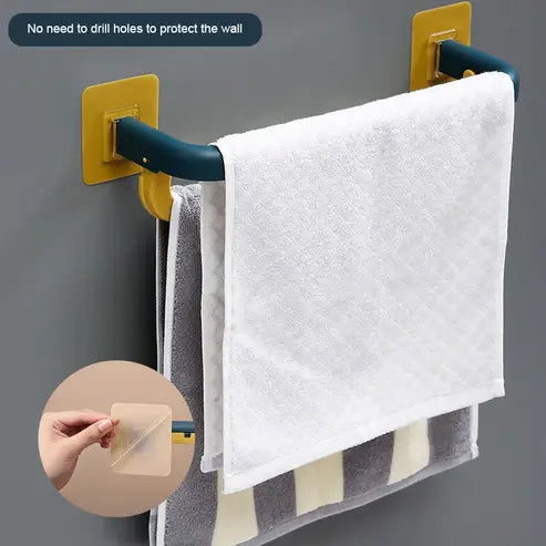 Folding Wall-Mounted Towel Rack
