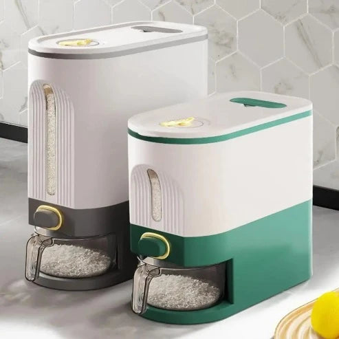 Food-Grade Rice Dispenser: Dry Food Storage with View