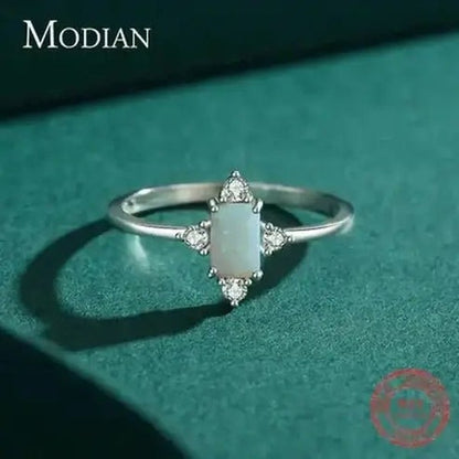 Genuine 925 Sterling Silver Rings Designed for Women by Modian