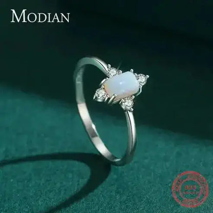 Genuine 925 Sterling Silver Rings Designed for Women by Modian