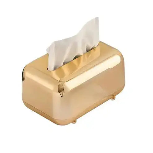 Golden Luxury Tissue Box Container
