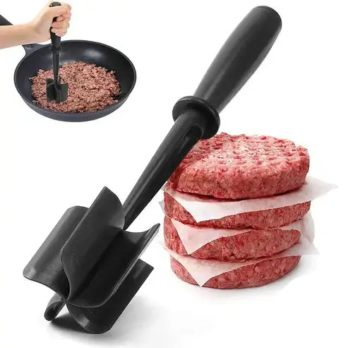 Grinding and Knocking Spatula: Versatile Meat Scraper for Efficient Meat Chopping