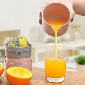 Manual Fruit Juicer Citrus Squeezer Lid Rotation