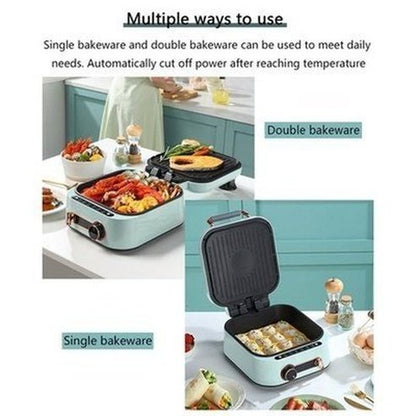 JIQI Household Baking Pan Electric Skillet Double-Sided Heating Pizza Pie Cooking Machine Crepe Pancake Maker BBQ Griddle. Kitchen Appliances: Food Cookers and Steamers