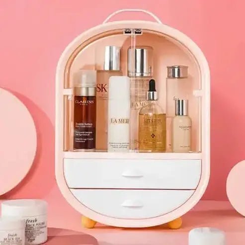 LED Desktop Makeup Organizer Box