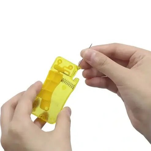 Automatic Needle Threader Set with 3 Pieces - Sewing Machine and Hand Sewing Tool Kit