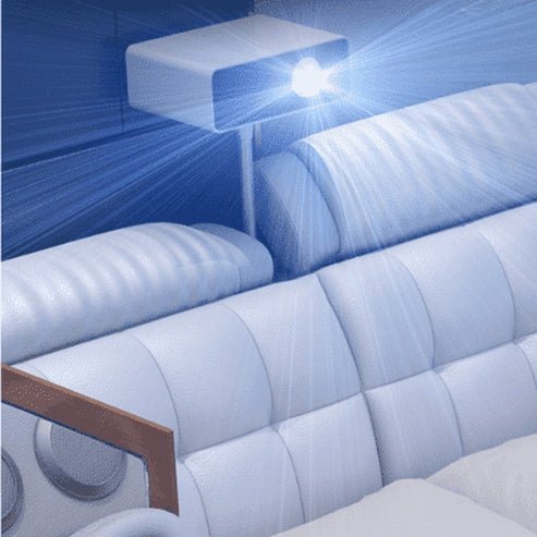 Light Luxury Leather Multi-functional Intelligent Projection Bed Modern Simple 1.8 Double Bed Storage Wedding Bed. Decor. Type: Beds & Bed Frames.