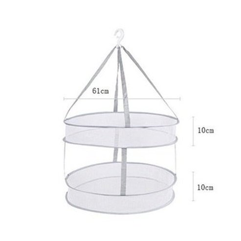 Double Layer Folding Clothes Drying Net Clothes Drying Rack Thick Anti-deformation Convenient Hanging Clothes Drying Bag. Type: Drying Racks and Hangers.