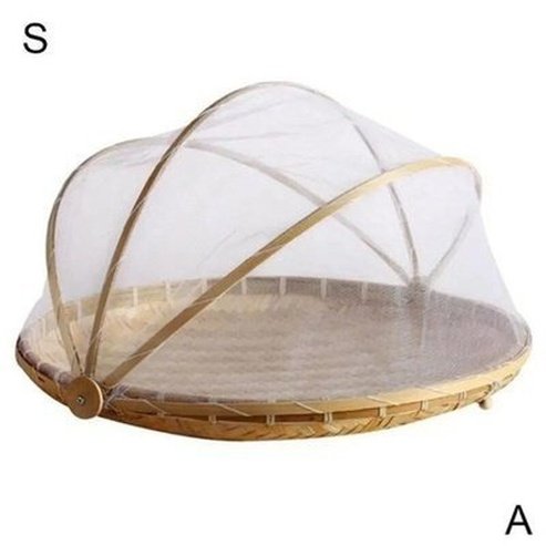 Hand Woven Food Serving Tent Basket Tray