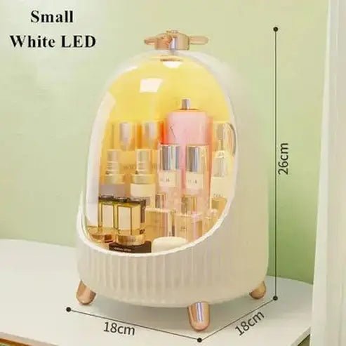 LED Desktop Makeup Organizer Box