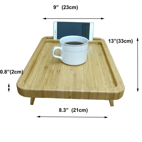 Bamboo Sofa Arm Tray