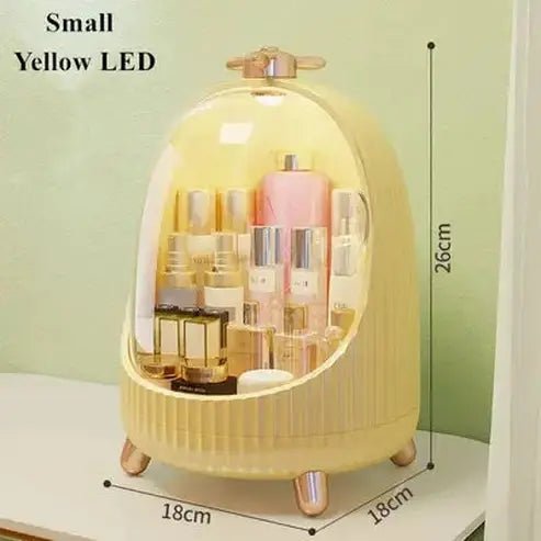 LED Desktop Makeup Organizer Box