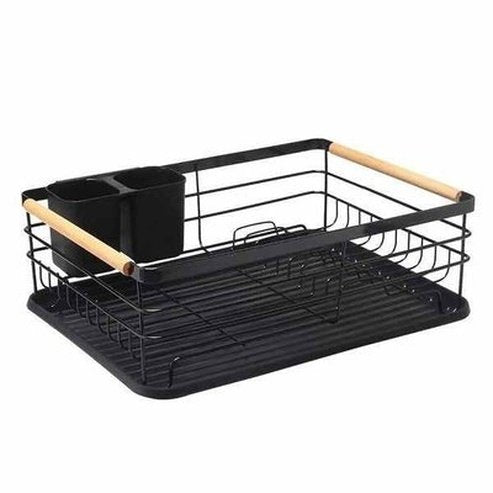 Home Drying Rack Dish Drainer With Drainboard