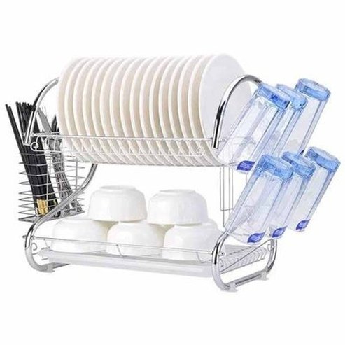 Home Drying Rack Dish Drainer With Drainboard