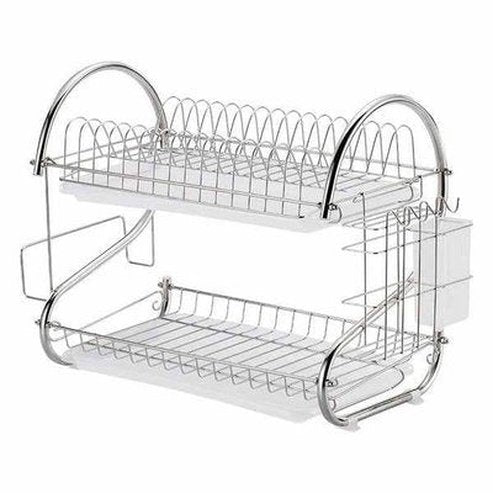 Home Drying Rack Dish Drainer With Drainboard