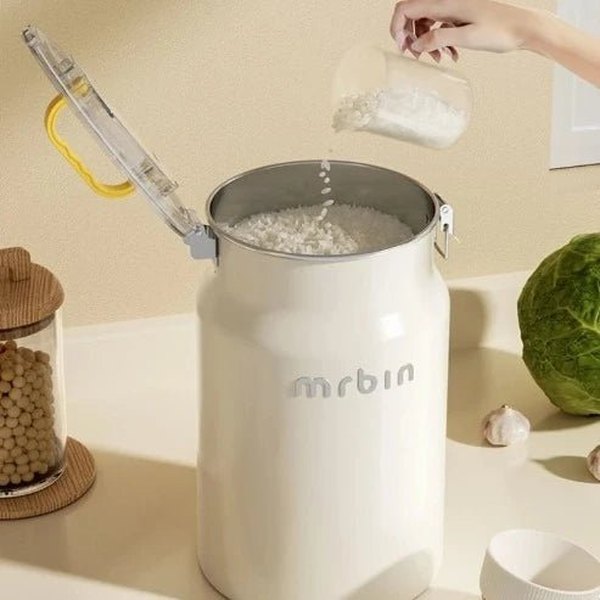 Insect Proof Stainless Steel Sealed Storage Rice Bucket