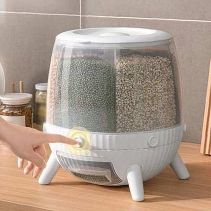 Insect-proof and moisture-proof rice storage dispenser