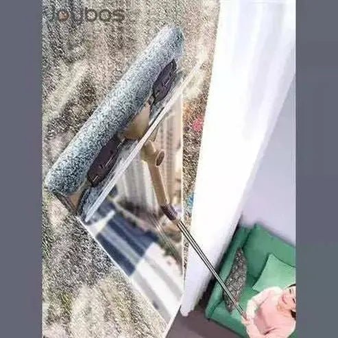 JOYBOS Glass Cleaning Artifact Telescopic Rod