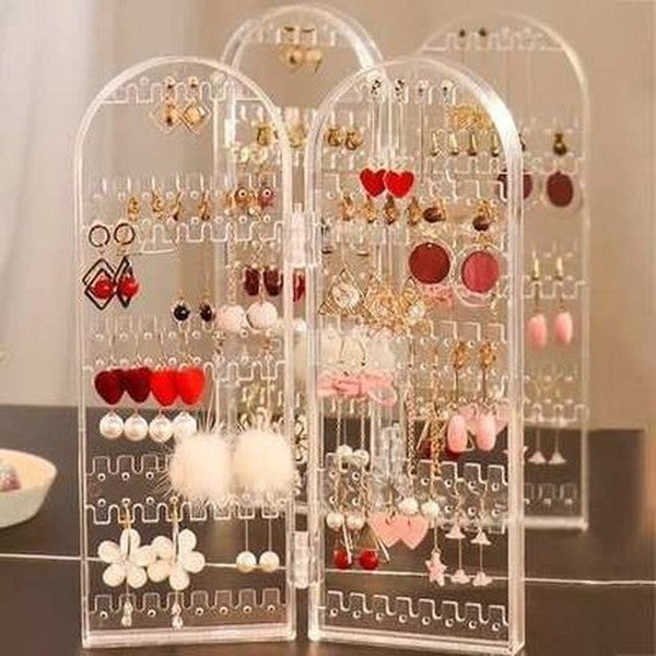 Jewelry Display Holds Foldable Earrings Ear Stud Holder