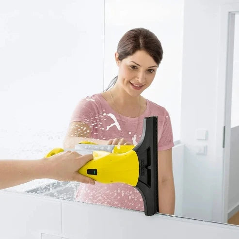 Kärcher Window Vac: Strong Suction & LED Light for Flawless Cleaning