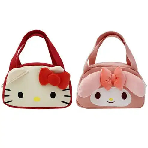 Kawaii Hello Kitty and My Melody Canvas Bag