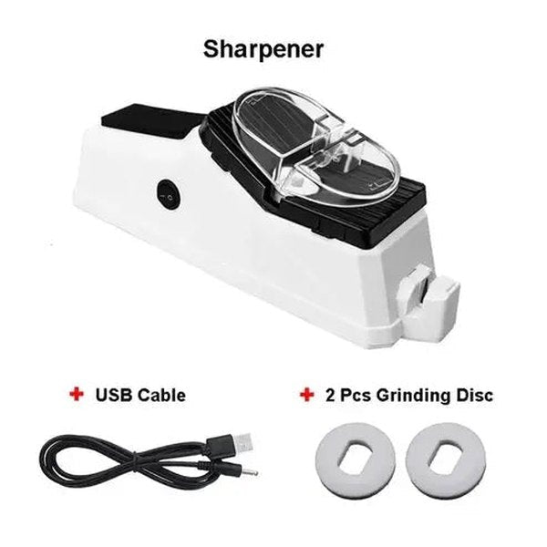 Kitchen Knife Sharpener with Ceramic Grinding Wheel