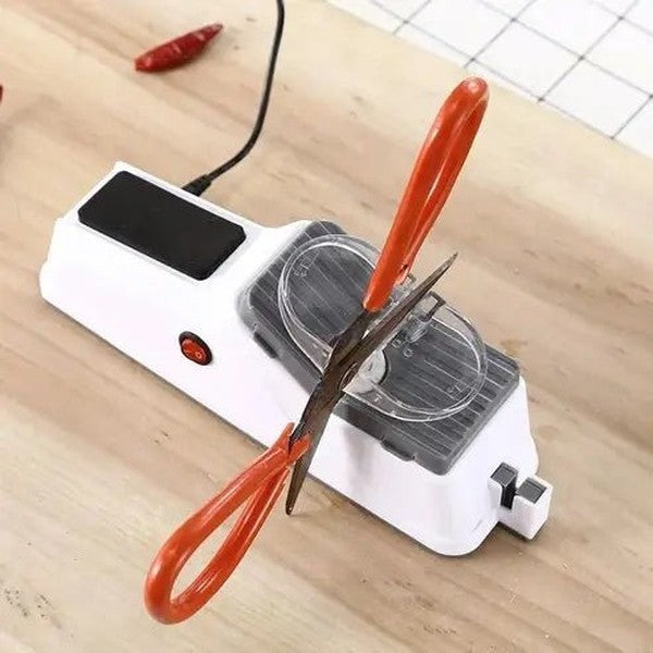 Kitchen Knife Sharpener with Ceramic Grinding Wheel