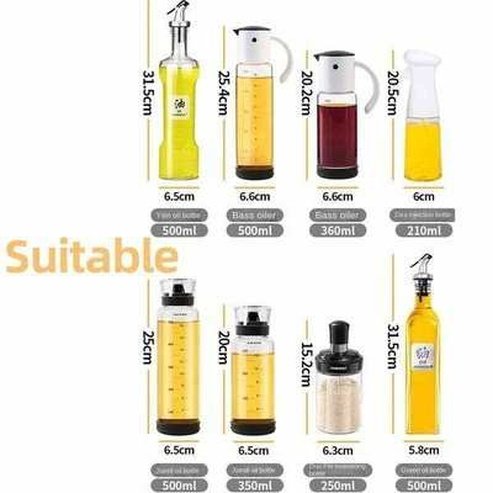 Kitchen Oil Bottle Seasoning Bottle Rack Spice Jars