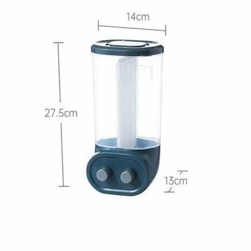 Kitchen Rice Dispenser Wall-mounted Food Storage Containers