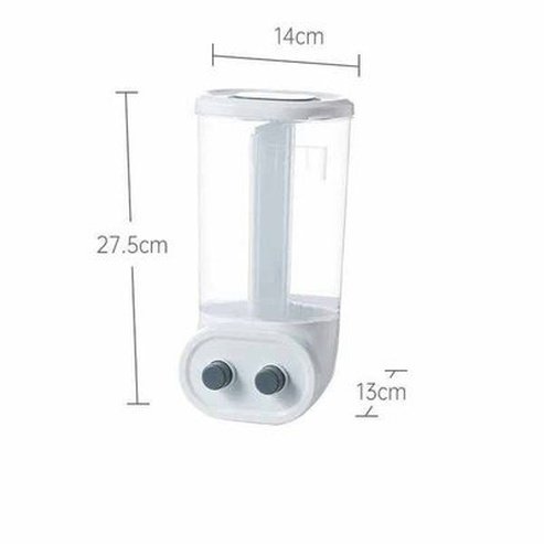 Kitchen Rice Dispenser Wall-mounted Food Storage Containers