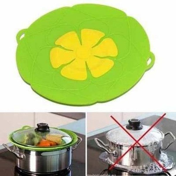Kitchen Silicone Lid Spill Stopper Lid for Pot and Pan