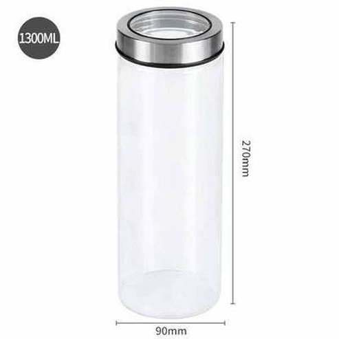 Kitchen Thread Sealing Mason Storage Tank With Stainless Steel Cover