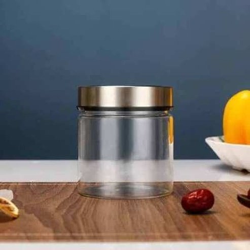 Kitchen Thread Sealing Mason Storage Tank With Stainless Steel Cover