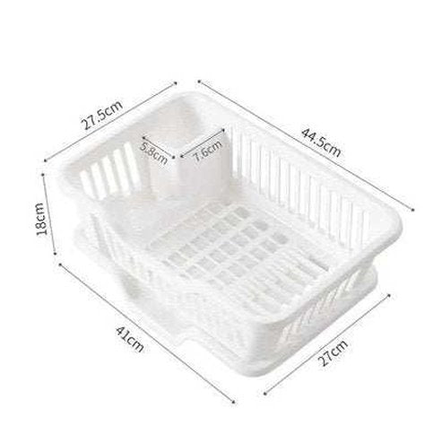 Kitchen Utensils Drainer Rack with Drain Board