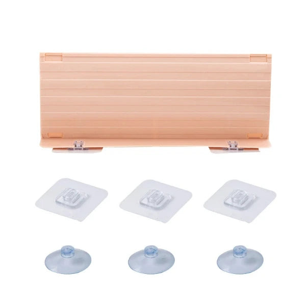 Kitchen Sink Baffle Washing Vegetable Fruit Protector Suction Cup