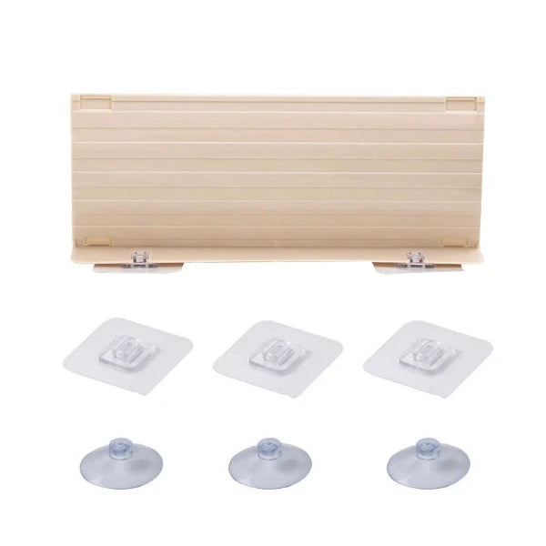 Kitchen Sink Baffle Washing Vegetable Fruit Protector Suction Cup