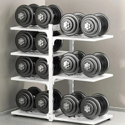 Kitchen Storage Rack Floor Multi-Layer Pot Rack Kitchen Cabinet Layered 