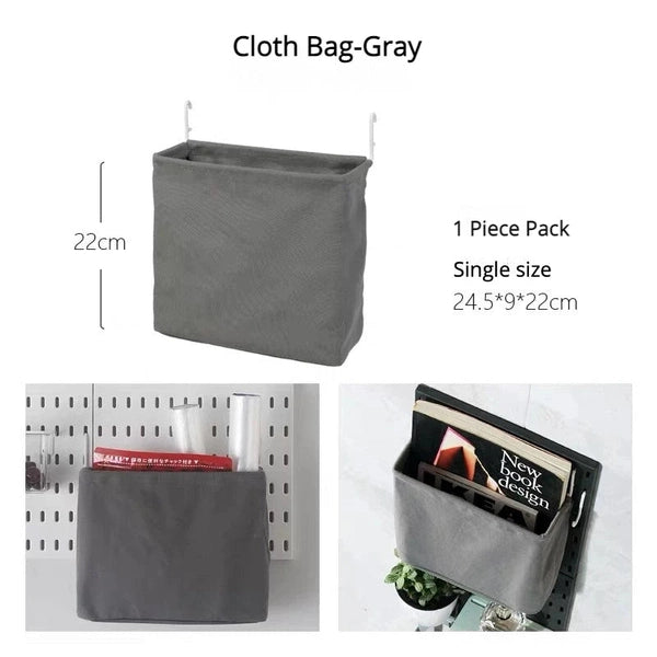 Kitchen Storage Rack Wall Mount Pegboard Combination with Hanger Hooks