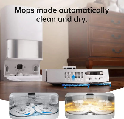 L10s Ultra Robot Vacuum and Mop Combo, Auto Mop Cleaning and Drying
