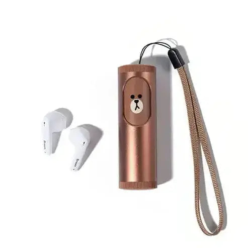 LINE FRIENDS Cute Brown Waterproof Headphones