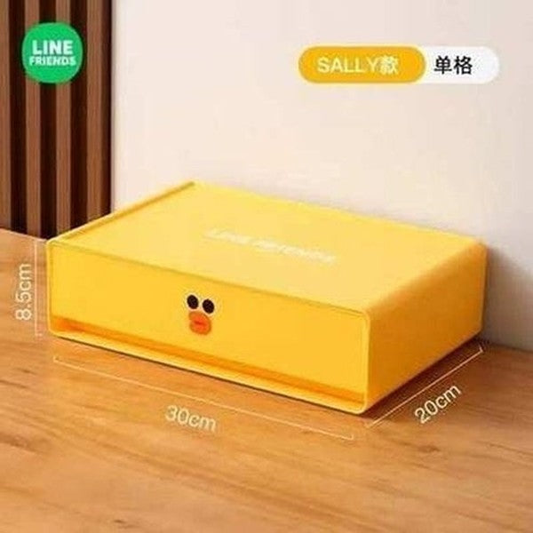 LINE FRIENDS Drawer Desk Storage Box