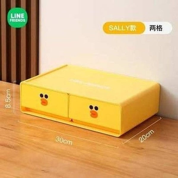 LINE FRIENDS Drawer Desk Storage Box