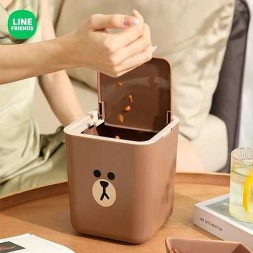 LINE FRIENDS Garbage Can Brown Bear K awaii