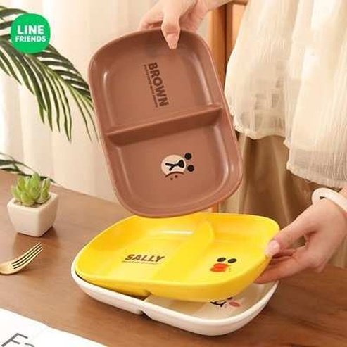 LINE FRIENDS Kawaii Fruit Dividing Plate
