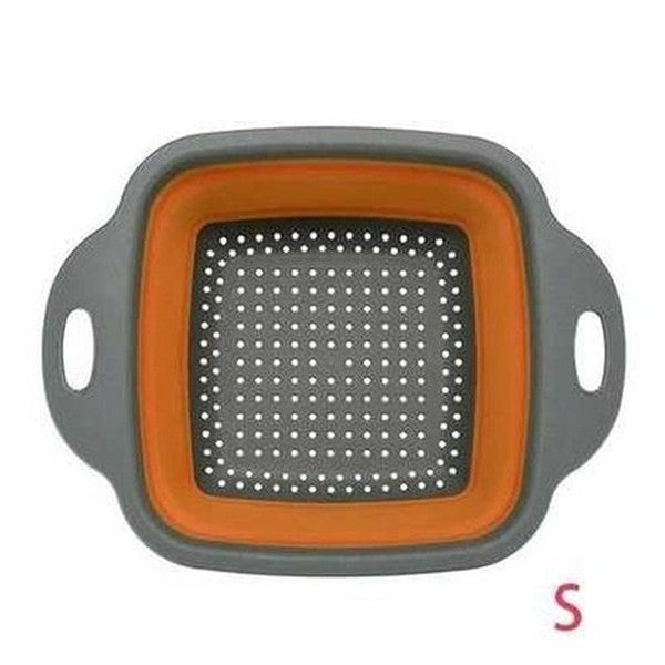 LMETJMA Square Collapsible Colander
