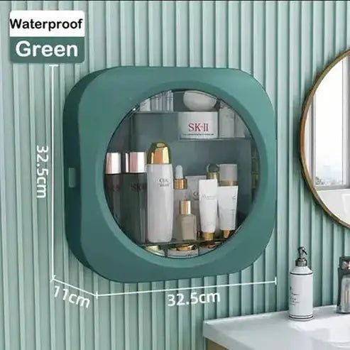 Large Capacity Wall-mounted Cosmetics Organizer Container