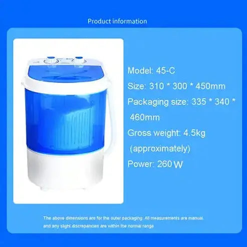 Large Portable Washer with Dryer Bucket