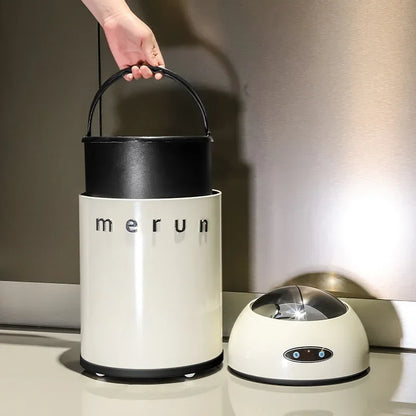 Large Capacity Intelligent Sensing Garbage Bin with Covered 