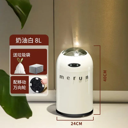 Large Capacity Intelligent Sensing Garbage Bin with Covered 