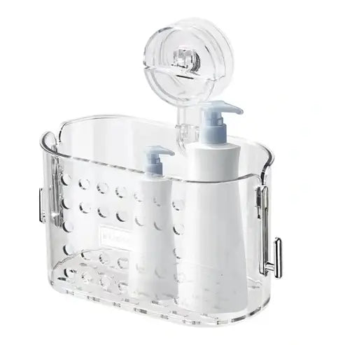 Light Luxury Style Bathroom Suction Cup Shelf